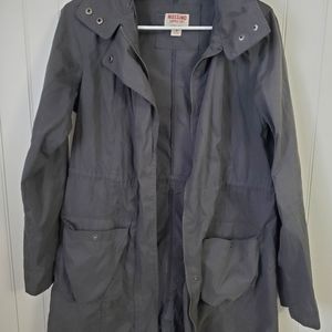 Mossimo Supply Co. Gray Rain Jacket